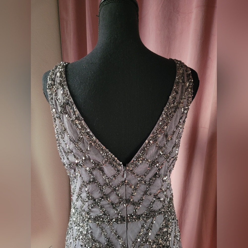 Aidan Mattox Sequin Cocktail Dress - Picture 7 of 7